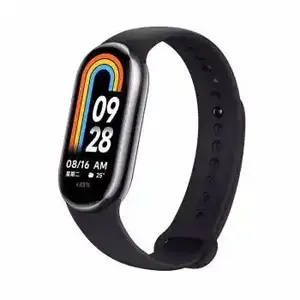 オリジナルXiaomiMi Band8スマートリストバンドAMOLEDカラフルスクリーン心拍数フィットネストラッカー防水XiaomiMIBAND 8