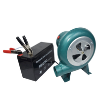 Ventilateur souffleur à vitesse réglable DC12V pour foyer, assistance à la combustion pour poêles et barbecues