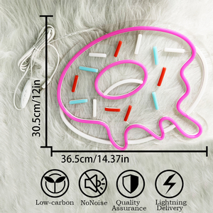 <b>LED</b> Neon Light, multi-color wall decor, plug powered, static display, ideal for bar decoration. - Product Image 4