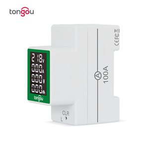 TONGOU เครื่องวัดแรงดันไฟฟ้ากระแสสลับ เครื่องวัดกระแสไฟฟ้า เครื่องวัดกำลังไฟฟ้า เครื่องวัดค่าตัวประกอบกำลังไฟฟ้า จอแสดงผลดิจิตอล อุปกรณ์ตรวจสอบแรงดันและกระแสไฟฟ้า M312 - Product Image 1