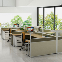 Poste de travail Mobilier de bureau Prix Tableaux Bureau moderne 2 4 5 Poste de travail Bureau Centre d'appels Poste de travail pour plusieurs personnes Bureau