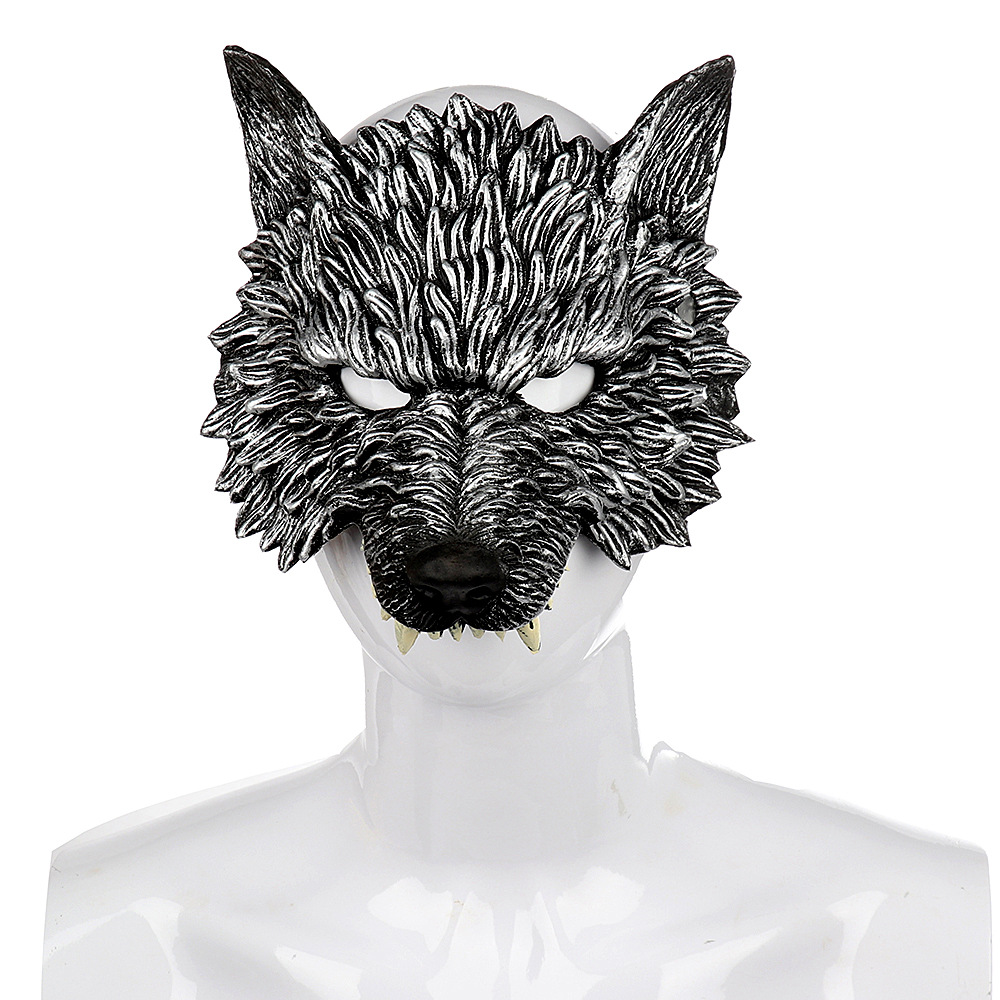 Silver wolf mask hdb22189 - one size fits all