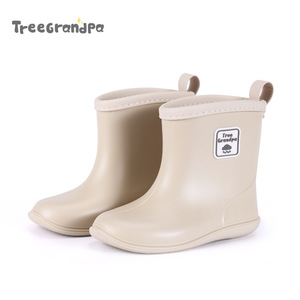 Bottes de pluie en PVC pour <span class=keywords><strong>enfants</strong></span>, antidérapantes, à semelles souples, légères, mi-mollet, unisexes, pour garçons et filles, chaussures imperméables pour tout-petits - Product Image 3