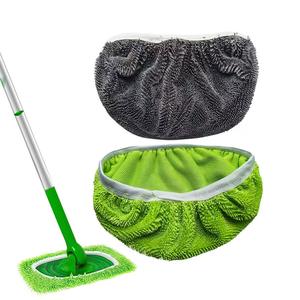 Ricambio per Mop in Microfibra Ecologico ad Alto Assorbimento d'Acqua Riutilizzabile Lavabile Asciutto e Bagnato Copertura Piatta per Pulizia Pavimenti - Product Image 1