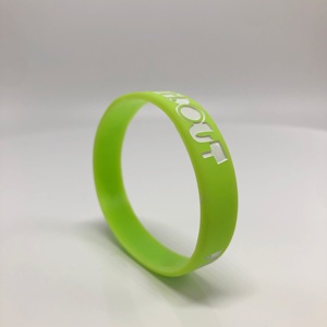 Gelang Karet Silikon Logo Kustom Personalisasi Gelang Olahraga - Product Image 4