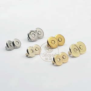 กระดุมแม่เหล็กสองด้านรูปผีเสื้อ แพลตตินัม อิสแลนด์ ฮาร์ดแวร์ ฝาครอบทองแดง แม่เหล็กแรงสูง คุณภาพสูง - Product Image 1