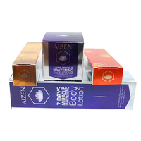 Boîte en carton blanc de luxe personnalisée pour les cosmétiques de soins de la peau, boîte d'emballage écologique pour rouges à lèvres et vernis à ongles