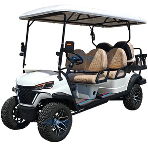 Mini Carro de Golf Eléctrico Clásico de Lujo y Económico para 6 Pasajeros, Ideal para Bodas, Turismo, Hoteles y Resorts - Product Image 1