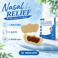 Patch nasal à base de plantes OEM ODM Xanthium pour le confort nasal, contre la congestion, les démangeaisons et le nez qui coule, marque privée