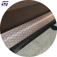 Tissu en fibre de carbone 3k, tissu Jacquard en nid d'abeille, hexagone doré, tissu hybride en carbone et aramide avec