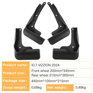 Nuevos guardabarros, guardabarros de plástico para salpicaduras, guardabarros de coche para <span class=keywords><strong>Volkswagen</strong></span> ID.7 Vizzion EV Car New Energy 2024 + - Product Image 4