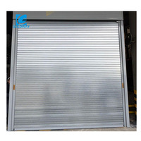 Portes à enroulement à télécommande en acier antirouille, haute vitesse, sécurité pour entrepôts logistiques, entrepôts frigorifiques, taille personnalisée