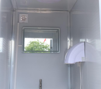 Toilettes mobiles portables pour extérieur, montées sur camion, pour usage public, fournie directement par l'usine