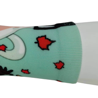 Chaussettes décontractées de printemps en polyester/coton respirant antidérapant de haute qualité avec design personnalisé coloré