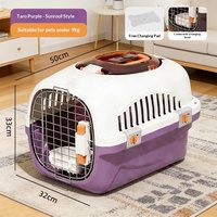 Approuvé par les compagnies aériennes, Transporteurs de animaux de compagnie portables d'extérieur, Produits de voyage, Transporteur pour chat, Transporteur pour animaux de compagnie en cuir, Transporteurs pour animaux de compagnie