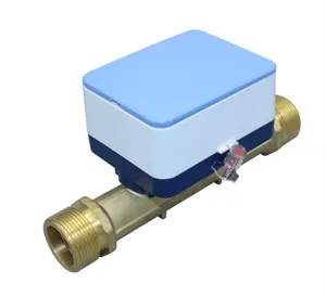 Intelligent LoraWAN Water Meter Brass Valve Controls Ultrasonic Water Meter