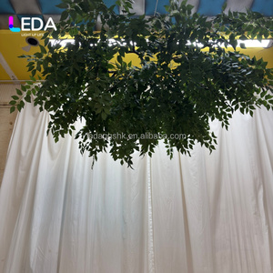 กิ่งก้านต้นมะกอกประดิษฐ์สีเขียวแบบแขวนตกแต่งเพดาน LEDA ใบไม้ปลอม ทนทาน ทำจากผ้าไหมเทียม สำหรับงานแต่งงาน - Product Image 6