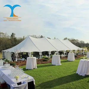 Tenda Kanopi Transparan Perencanaan Acara Membran Luar Ruangan Tenda Hotel untuk Acara Pesta Pernikahan Tenda 100 Orang