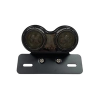 Pantalla LED Universal Personalizada Tipo Ojo de Gato, 6 Lentes, Posición Inferior, Nueva Luz de Señal de Giro de Repuesto para Motocicleta, Placa de Matrícula