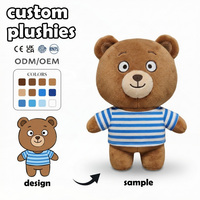 Fabricant de jouets en peluche personnalisés OEM/ODM – Mascottes de sport à faible MOQ, personnages en sweat-shirt personnalisables, jouets en peluche avec logo sur mesure