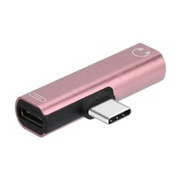 Adaptateur de casque type-c 3.5mm pour charger un convertisseur audio 2-en-1 de 3.5mm