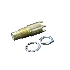 Trung Quốc nhà máy 3 GHz <span class=keywords><strong>smz</strong></span> nam cắm vách ngăn RF kết nối đồng trục mạ Vàng PCB gắn kết tốc độ cao điện từ kết nối - Product Image 1