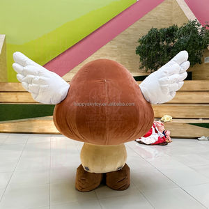 2 metros personalizado carnaval personalizado mascota inflable <span class=keywords><strong>Mario</strong></span> Castaño <span class=keywords><strong>Goomba</strong></span> disfraz para adulto - Product Image 3