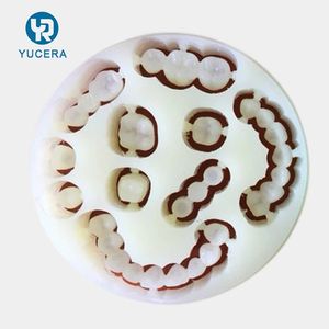 Yucera 98*22mm blocchi <span class=keywords><strong>PMMA</strong></span> dentale CADCAM multistrato <span class=keywords><strong>PMMA</strong></span> disco rosa - Product Image 2
