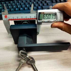 Wholesale Zinc Alloy Shopping Mall Furniture Handles Home <strong>Door</strong> Lock square Heavy Duty Bedroom Removable <strong>Door</strong> Lock Handle Set - Product Image 4