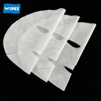 WIPEX OEM 30gsm Tissu de masque sec non tissé doux pour la peau, hydratant, en lyocell, pour masque facial
