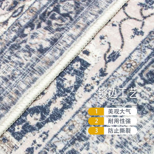 พรมโพลีเอสเตอร์กันลื่นทรงสี่เหลี่ยมผืนผ้าเสื่อปูพื้นห้องครัวห้องนั่งเล่นห้องนอน23XYR0003 - Product Image 3