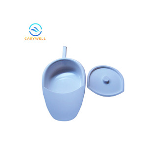 Rumah Sakit Pispot Pasien <span class=keywords><strong>Bedpan</strong></span> Plastik Pispot Orang Dewasa dengan Pegangan - Product Image 2