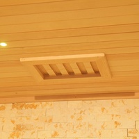 Grande salle de sauna à vapeur au sel de l'Himalaya, sauna finlandais traditionnel à vapeur sèche et humide à vendre