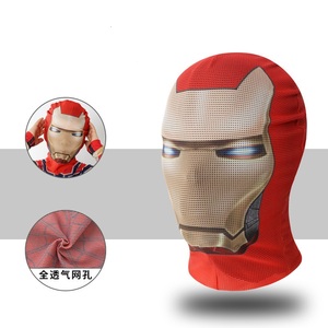Masque facial Spiderman en Spandex respirant, tissu extensible, accessoire de costume d'Halloween pour adulte, design très vendu - Product Image 5