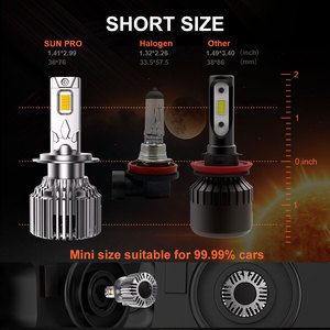 Brillo de haz Alto y Bajo <span class=keywords><strong>Precio</strong></span> mayorista Coche Auto Led Light 6500K 4500K 3000K 9006 9005 H8/9/11 H4 Canbus H7 Bombilla de faro LED - Product Image 3