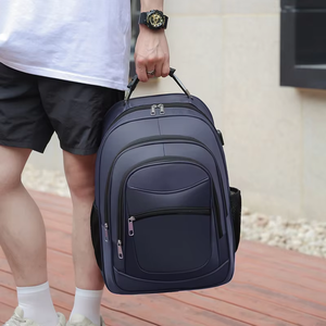 Sac à dos pour ordinateur portable, sac d'affaires de grande capacité, imperméable, antivol, en Oxford géométrique, 20-39L, vente directe - Product Image 5