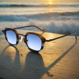 <span class=keywords><strong>Occhiali</strong></span> <span class=keywords><strong>da</strong></span> <span class=keywords><strong>Sole</strong></span> di Lusso di Alta Qualità Novità 2025 per Uomo e Donna Montatura Sottile in Nylon con Lenti Colorate alla Moda Logo di Lusso sulle Lenti - Product Image 1