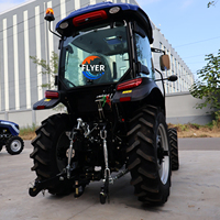Tracteur agricole 4x4 haute performance certifié CE Coc Euro 5 de haute qualité 70 ch