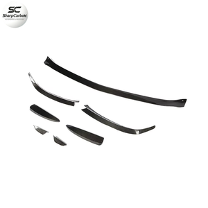 Juego de 7 Piezas de Alerón Delantero de Fibra de Carbono para <span class=keywords><strong>Mercedes</strong></span> <span class=keywords><strong>Benz</strong></span> Clase A W177 <span class=keywords><strong>C300</strong></span> <span class=keywords><strong>Sport</strong></span> <span class=keywords><strong>2019</strong></span> - Product Image 1