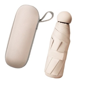 Bsbh Chất Lượng Cao <span class=keywords><strong>Mini</strong></span> UV Túi Ô 5 Gấp Mát Thiết Kế Tùy Chỉnh In Polyester Mưa Sun Capsule Cổ Điển Cho Du Lịch - Product Image 3