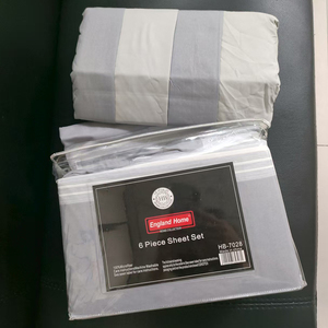 6PCS bedding Set bán buôn trong kho trang bị tấm Vua Kích thước tấm ga trải giường với pillowcase 6 cái - Product Image 1