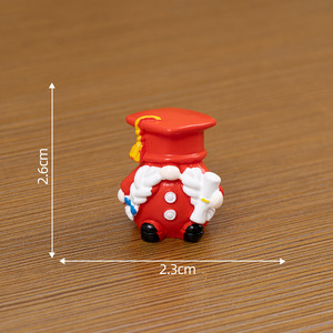 Adorables Figuras de Gnomos de Graduación en Miniatura 3D de Resina, Adornos para Regalos de Graduación, Manualidades para Jardín de Hadas y Decoración del Hogar - Product Image 6