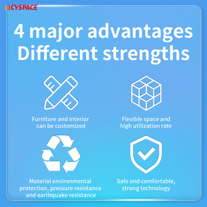 <span class=keywords><strong>Casa</strong></span> contenitore portatile modulare di lusso piccola struttura in acciaio prefabbricata piccola <span class=keywords><strong>casa</strong></span> economica cercata - Product Image 3