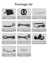 Radio de Coche 1 Din Universal con Pantalla Táctil de 10'', Reproductor Multimedia, CarPlay y Android Auto con Cable, Mirror Link, MP5, Navegación GPS, USB, DVR