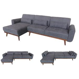 Sofá Esquinero Moderno en Forma de L, de Alta Capacidad de Carga, 3 Plazas, Extensible, Reclinable, de Tela, Sofá Cama - Product Image 1