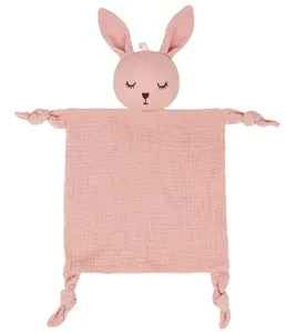 制造产品有趣可爱舒适兔熊动物毛巾有机棉透气有趣轻便亲肤玩具