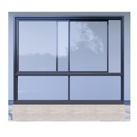 Ventana Corredera de Vidrio y Aluminio de Seguridad Templada, Suave, Silenciosa, Antipinzamiento, de Fácil Deslizamiento, Directo de Fábrica, para Habitación Infantil