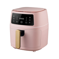 Friteuse à air Silver Crest 6L, appareils électroménagers intelligents, friteuse à air électrique multifonction, contrôle numérique, sans huile, pour usage domestique