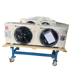 Refroidisseur d'air industriel par évaporation d'eau en aluminium Système de refroidissement par évaporation à deux ventilateurs pour chambre froide Prix compétitif Moteur à noyau - Product Image 3