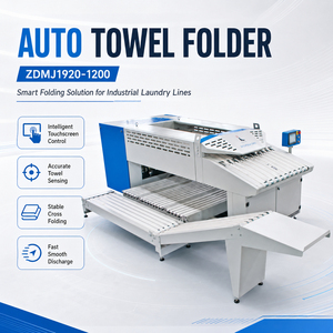 Machine automatique de pliage de serviettes, plieuse de serviettes industrielle pour hôtel - Product Image 2